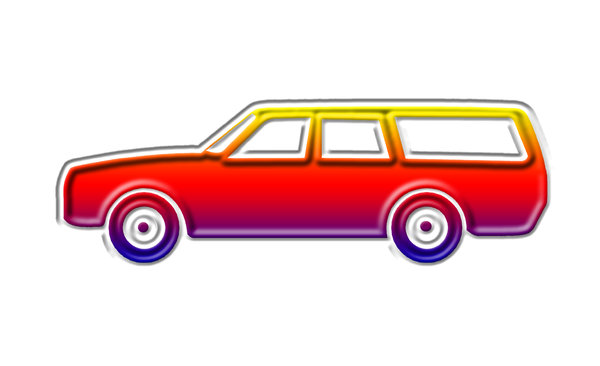 A station wagon pictogram 1