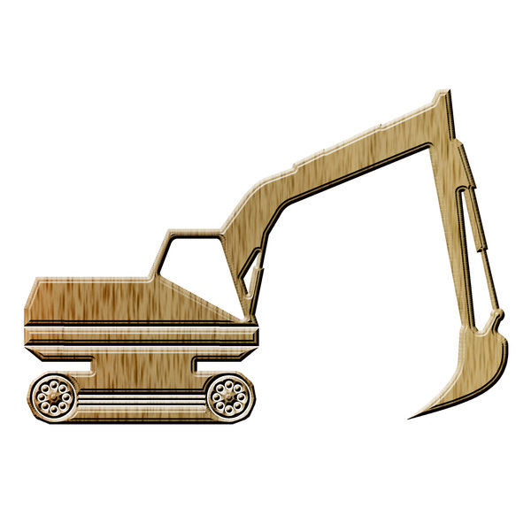Excavator pictogram 1