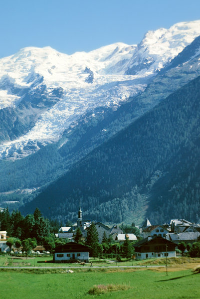 Mountain landscape of  the Alp