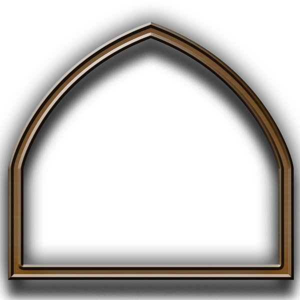 Gothic stylized picture frame 