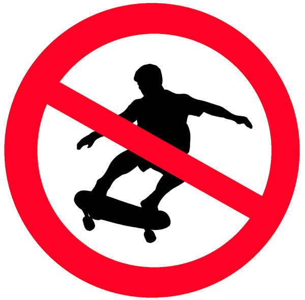 Sign NO SKATING