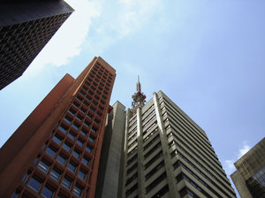 Buildings sky: Buildings in São Paulo, Brazil