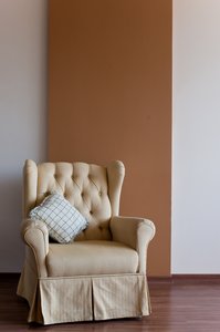 Chair and wall