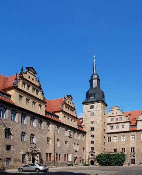 Merseburg castle - courtyard