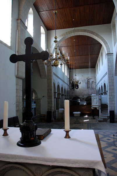 Inside of St. Cyriakus church,