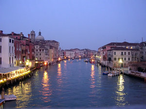 Venedig in der Abenddämmerung: 