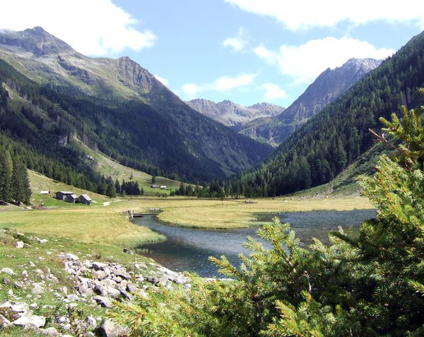 mountainlake: nice lake in rohrmoos near schladming in austria