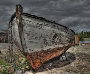 Used boat - HDR