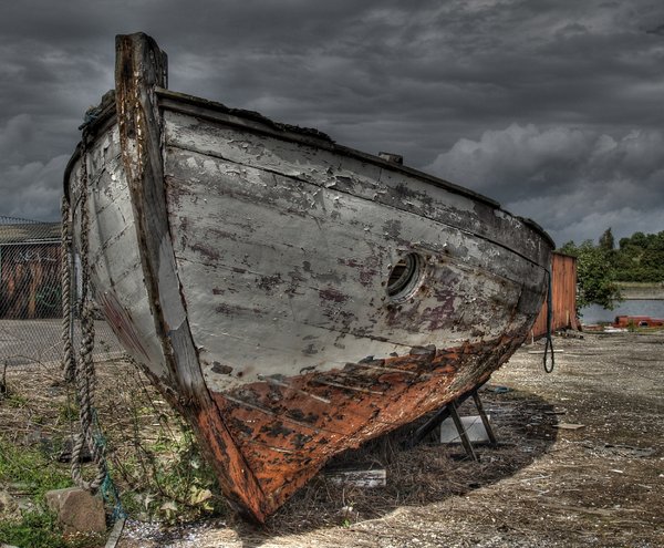 Used boat - HDR: HDR from 3 pictures. 