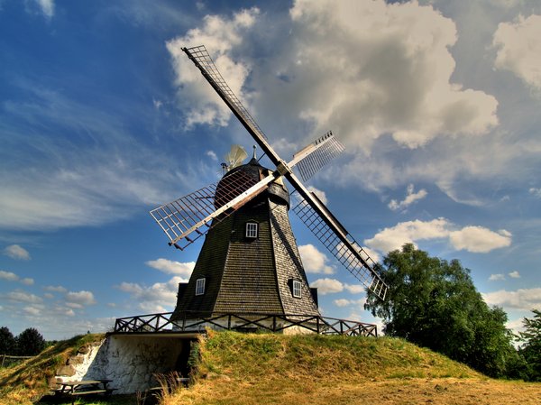 Old windmill - HDR