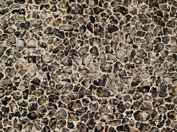Texture - granite: in fact: the wall of a church