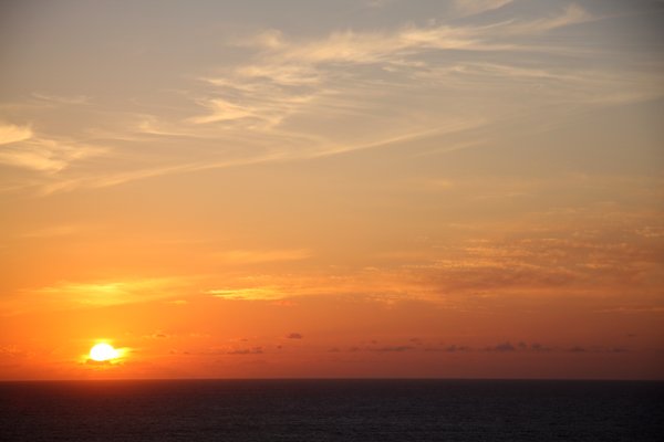 Sunset over the ocean 2