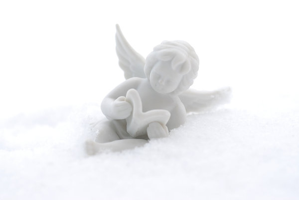 Angel on the snow