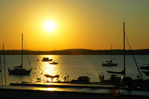 Boat Sunset 1
