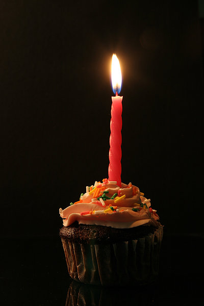 cupcake: Make a wish!