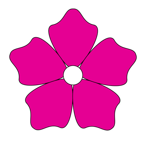 geometric flower 21: vector flower