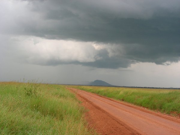 red road: photo taken in tanzania