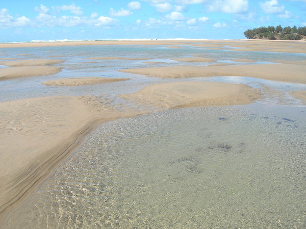 crystal water: photo taken in Mozambique