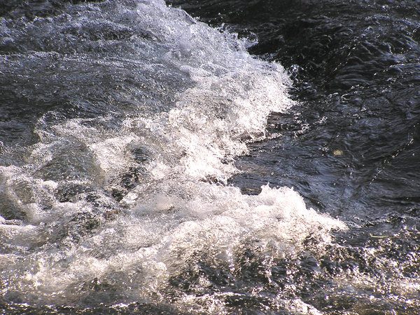 Waves on the river