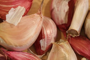 Food texture: Garlics
