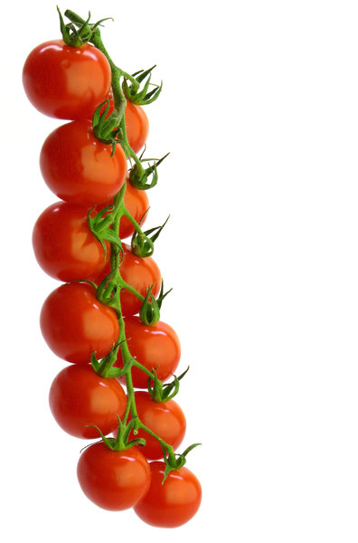 Cherry tomato 2: Cherry tomatoes isolated on white background.