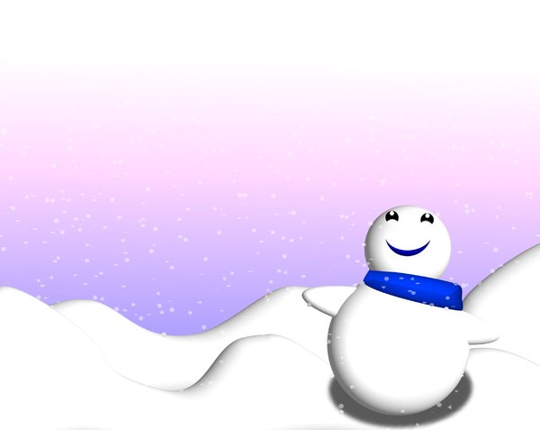 Snowman 2: Cute little snowman looking up at the falling snow. Suitable for children's illustrations.Remember, no redistribution of my images is allowed. Not for multiple or print on demand items without express permission.
