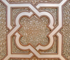 Arabic Ironworks 2: Ironworks detail in the Great Hassan II Mosque, Casablanca Morocco.