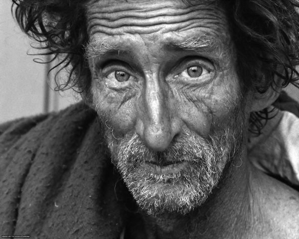 Homeless Portraiture 02: Portrait of homeless man, Comments gratefully appreciated, Thanks