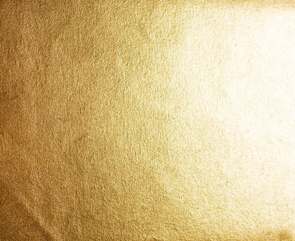 Golden Canvas Texture: A canvas painted with highly reflective gold paint.
Suitable for adding a glow to a composition.