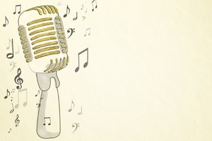 Microphone illustration: free style microphone illustration