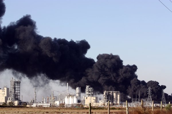 Chemical Plant Explosion: 