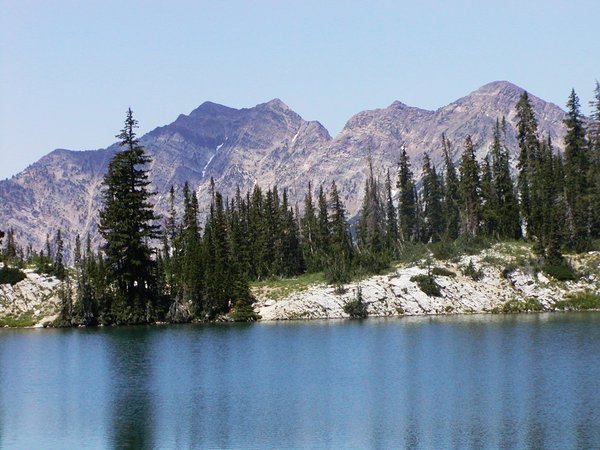 Red Pine Lake: A scenic lake in the Wasatch mountains near Salt Lake City.
