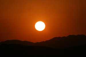 zonsondergang in de woestijn 2