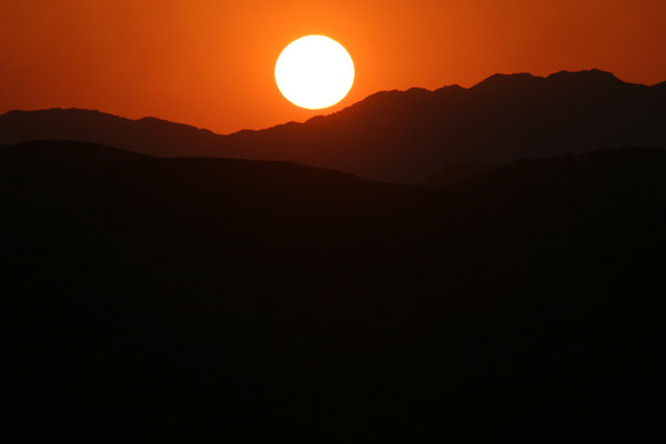 sunset in the desert 4