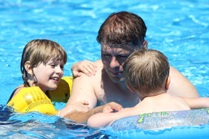 swimming  3: swimming familyThanks:http://tinyurl.com/lhezfk