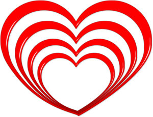 Valentijnsdag Hearts: 