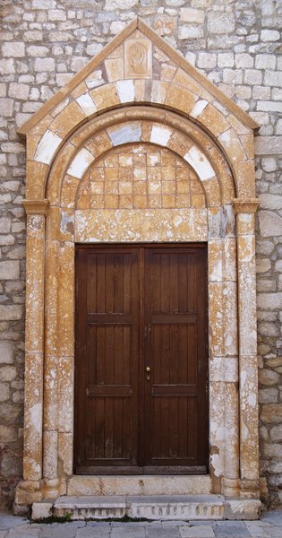 entrance of chapel