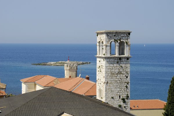Adriatic sea: Cityscape of a mediterranean sea,  in croatia
