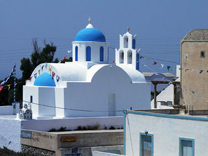 Templo em Santorini: 
