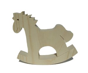 Rocking -horse: Funny wooden toy
