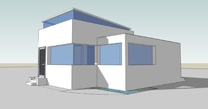 3D-Gebäude und Draht 8