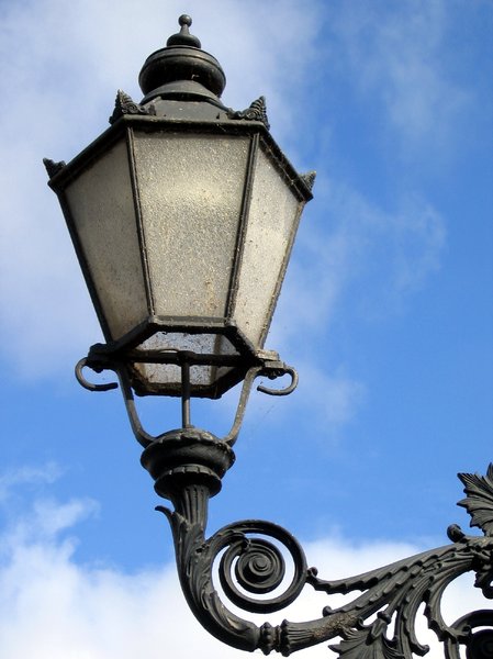 historic street lamp