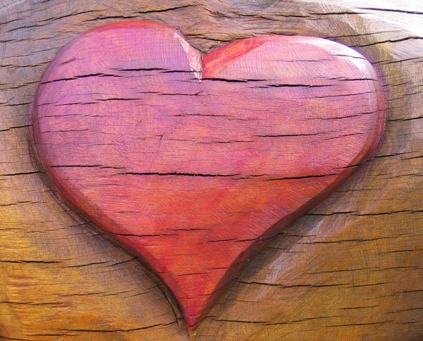 corazón de madera: 