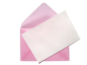 rosa Umschlag 4