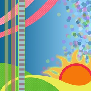 Sunny, abstract background