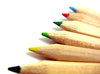 Os lápis coloridos