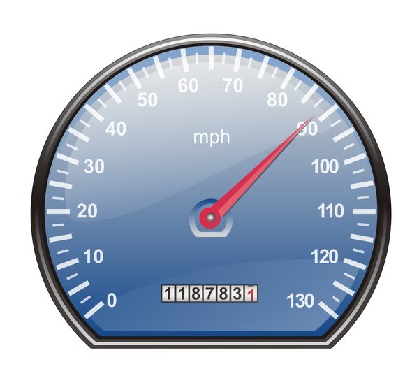 Speedometer in mph