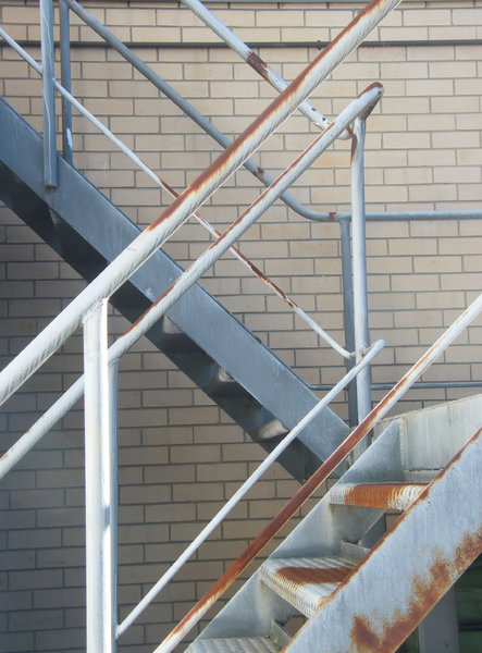 rusty stairs