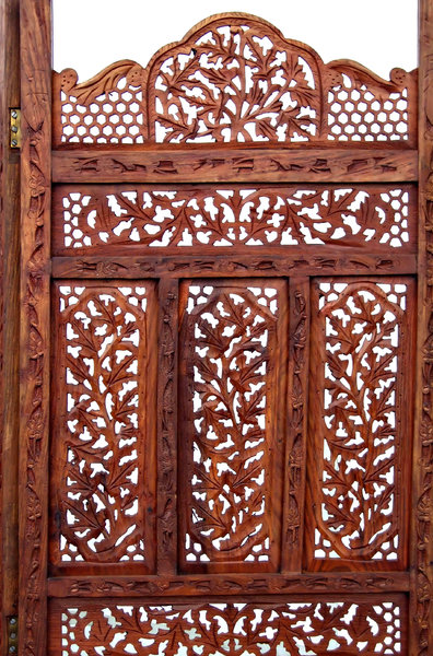 wooden decorative screen