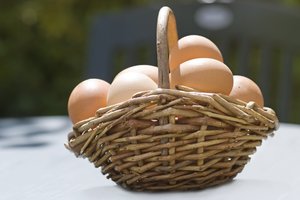 Eggs in a basket